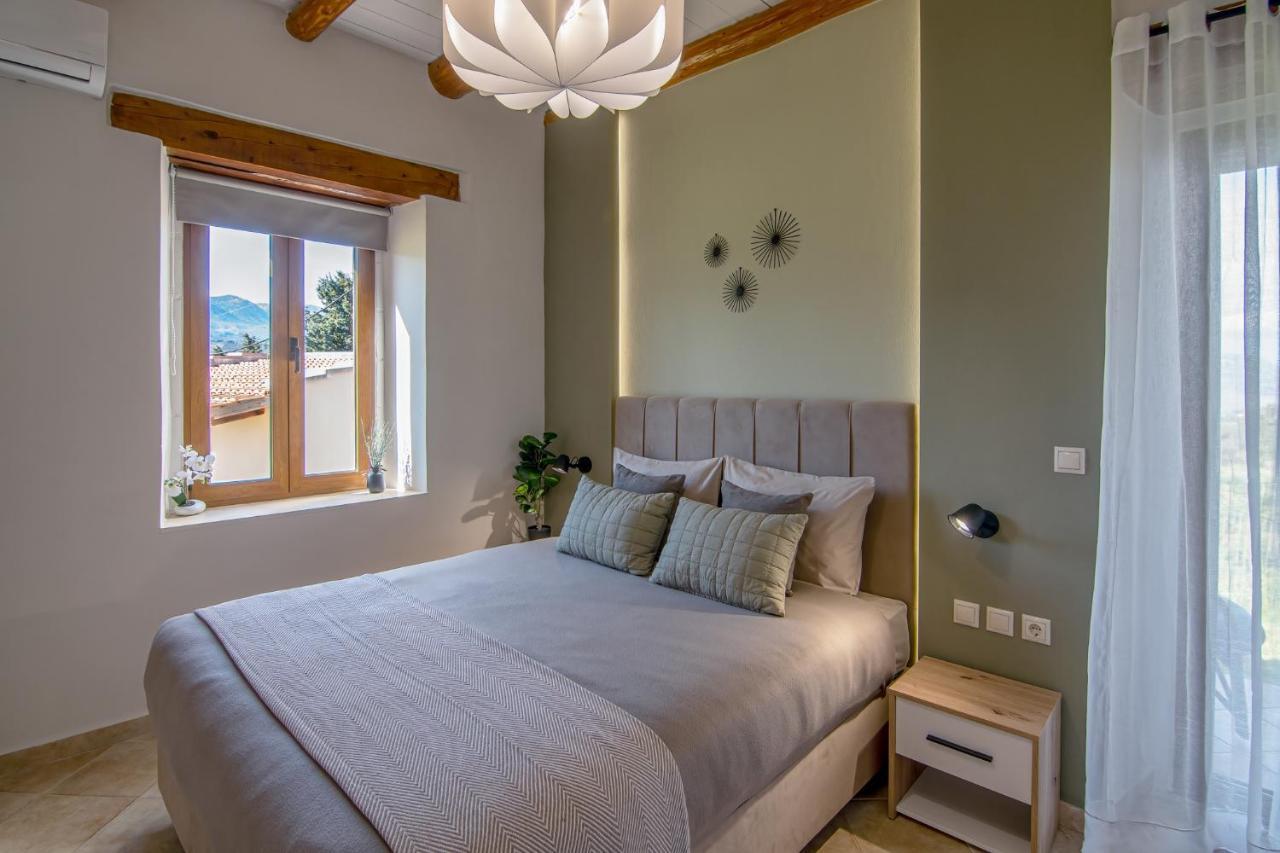 Stone Villa Halepa With Panoramic View. Neon Khorion  Exterior photo