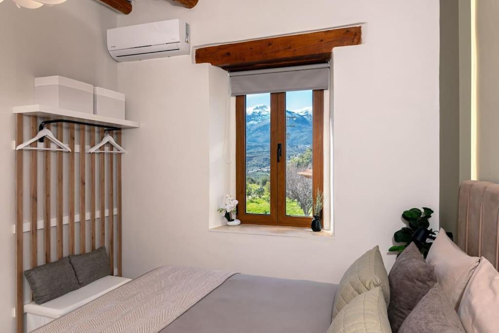 Stone Villa Halepa With Panoramic View. Neon Khorion  Exterior photo