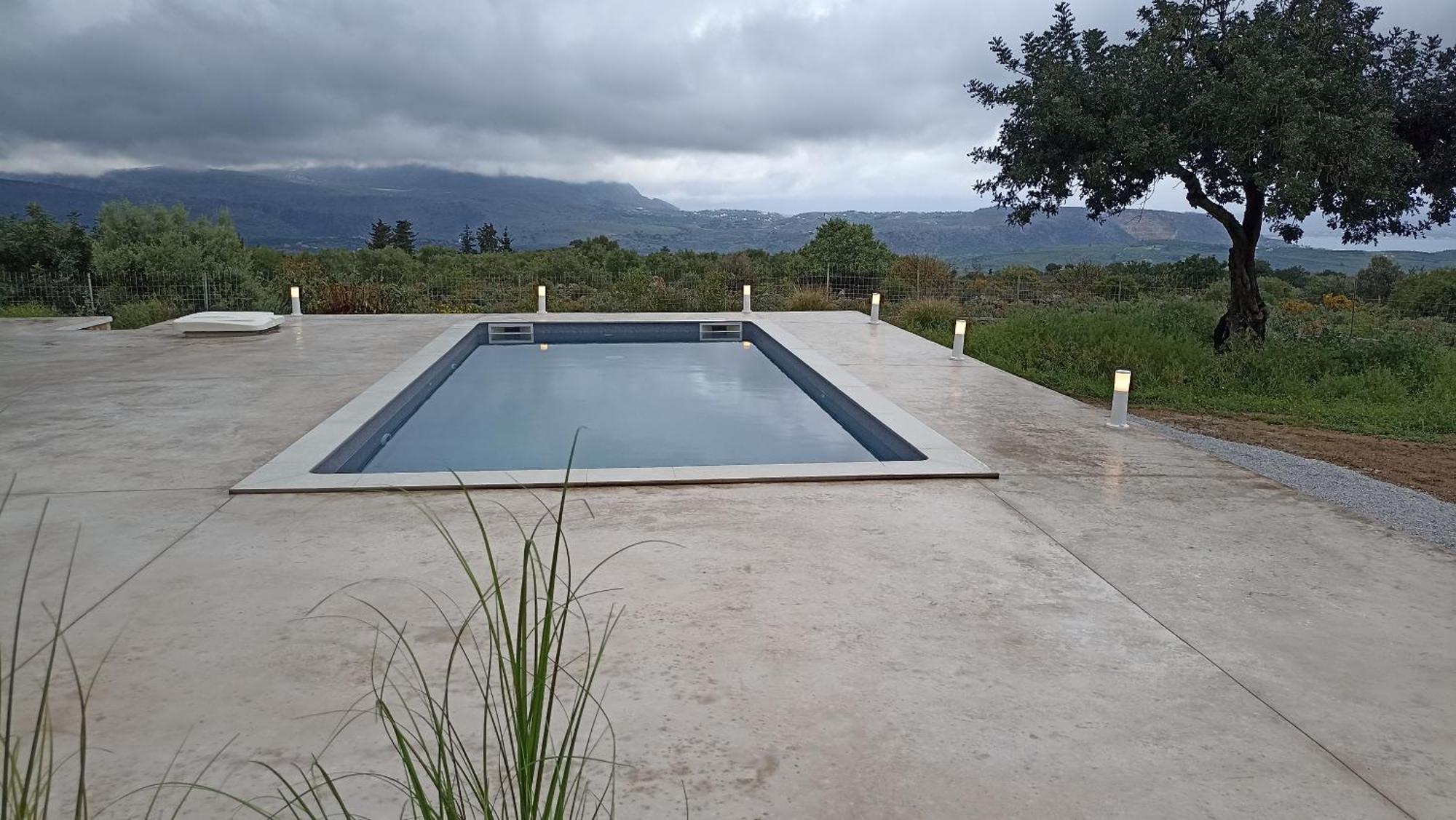 Stone Villa Halepa With Panoramic View. Neon Khorion  Room photo