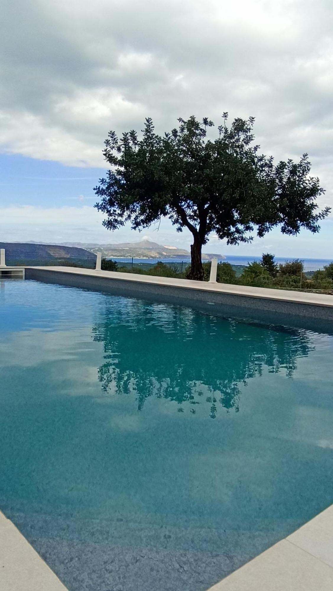 Stone Villa Halepa With Panoramic View. Neon Khorion  Exterior photo